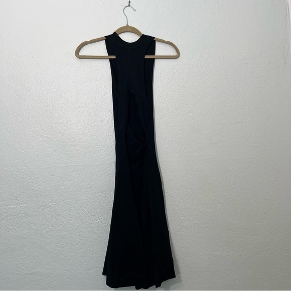 A.L.C. Barrett Racerback black fit and flare dress